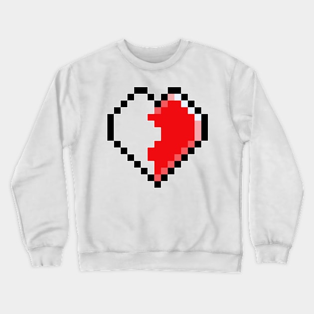 broken heart Crewneck Sweatshirt by Mamon